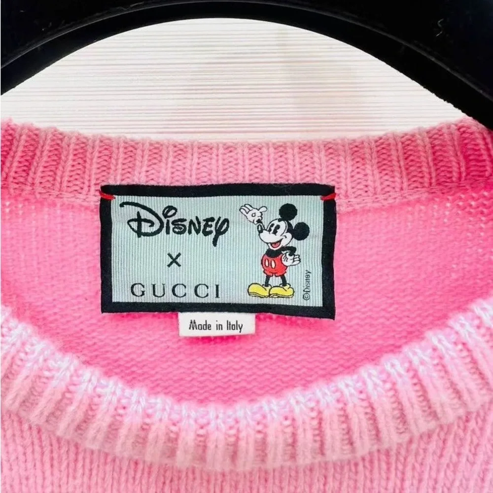 Gucci x Disney Mickey and Minnie Mouse Pink Sweater - Picture 8 of 16